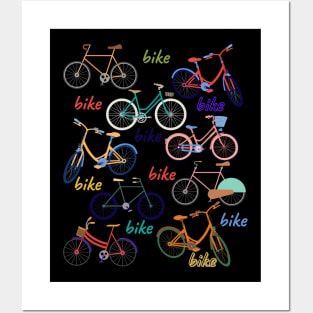 bikes Posters and Art